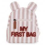 Rucsac pentru copii Childhome My First Bag nude alb