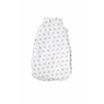 Sac de dormit de vara 95 cm bumbac ranforce White Abstract Leaves