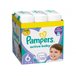 Scutece Pampers Active Baby XXL Box marimea 6 13 -18 kg 128 buc