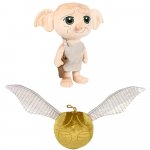 Set 2 jucarii din plus Dobby 20 cm si Snitch din Harry Potter cu sunete 8/25 cm