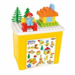 Set 256 cuburi Pilsan pentru construit Masterblocks