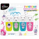 Set 4 evidentiatoare Kidea 4 culori multicolor Animals