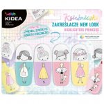 Set 4 evidentiatoare Kidea multicolor Princess