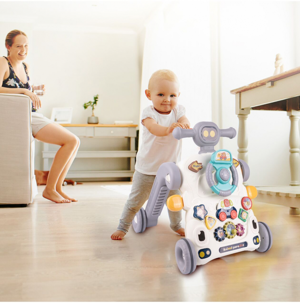 Antepremergator transformabil interactiv 6in1 cu volan Activity Walker - 3