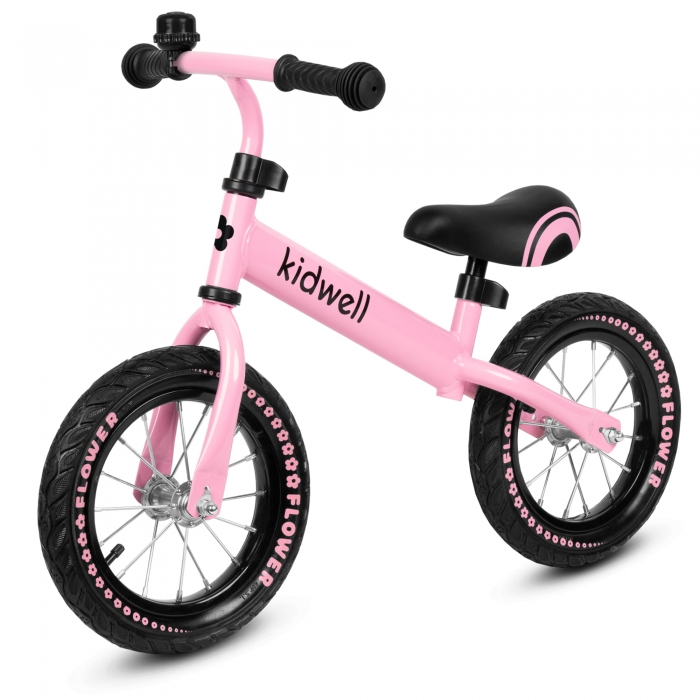 Bicicleta fara pedale Kidwell cruzer flower pink