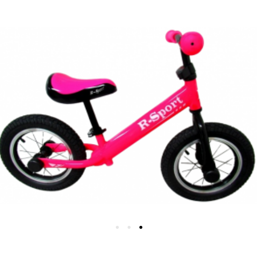 Bicicleta fara pedale cu roti gonflabile R2 R-Sport roz - 1