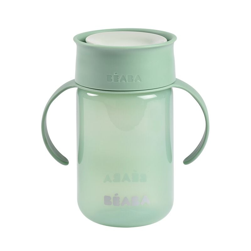 Cana de invatare Beaba 340 ml sage green - 3 | YEO