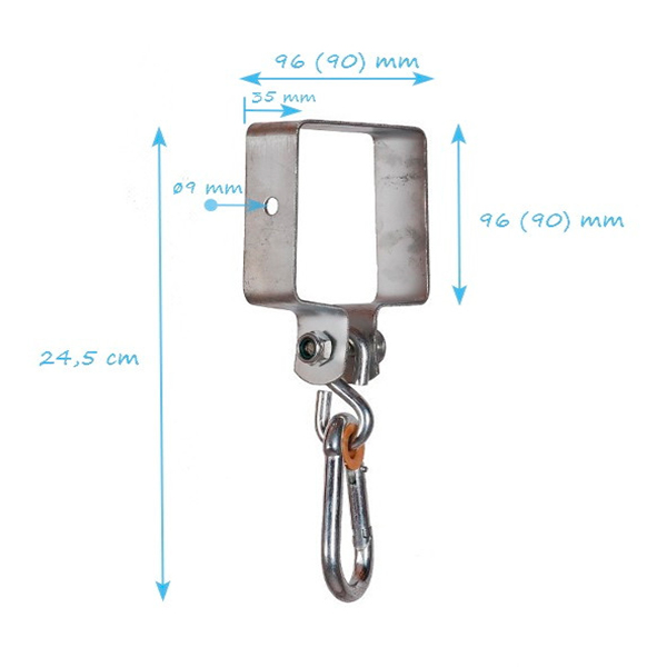 Carlig leagan pentru grinda 90x90 mm