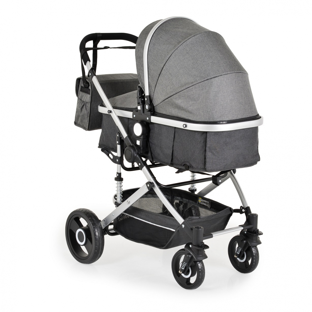 Carucior 2 in 1 transformabil Moni Ciara Grey Black - 3 | YEO