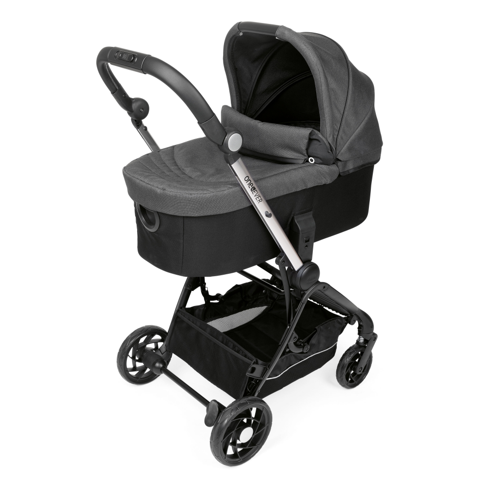 Carucior copii 4 in 1 Chicco One4Ever cu scaun auto Kory Plus ISize Pirate Black - 5