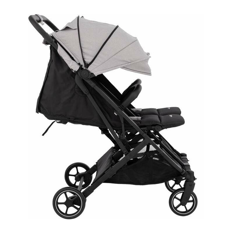 Carucior gemeni FreeON Active Twin de la nastere pana la 22 kg grey - 2