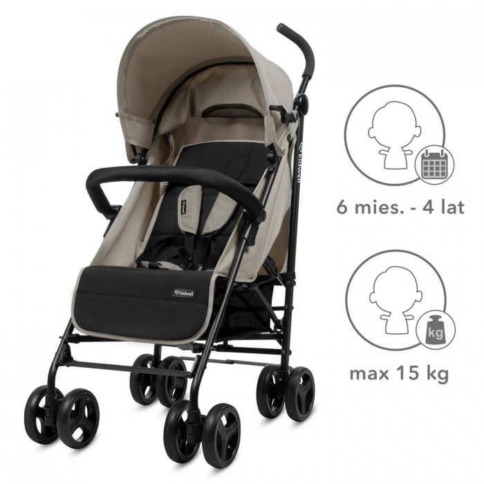 Carucior sport Kidwell Qugar beige black - 1