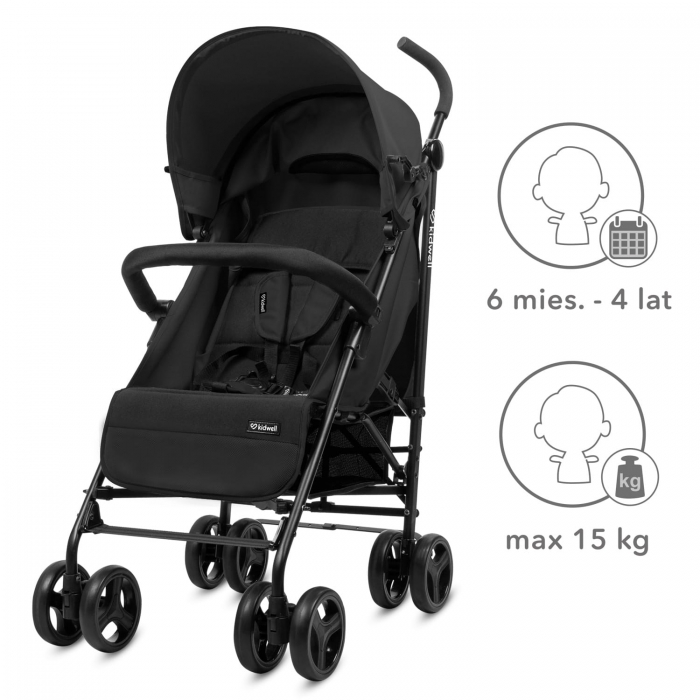 Carucior sport Kidwell Qugar black - 5