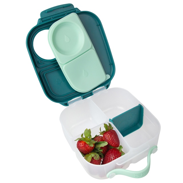 Caserola compartimentata Mini Lunchbox B.Box verde smarald - 2 | YEO