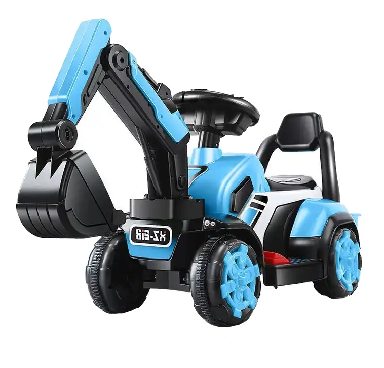 Excavator electric 6V 35W pentru copii Nichiduta Blue