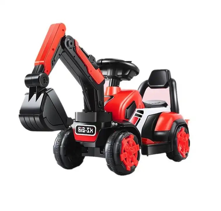 Excavator electric 6V 35W pentru copii Nichiduta Red