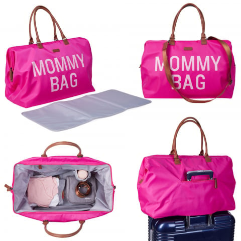 Geanta de infasat Childhome mommy bag pop pink - 1 | YEO