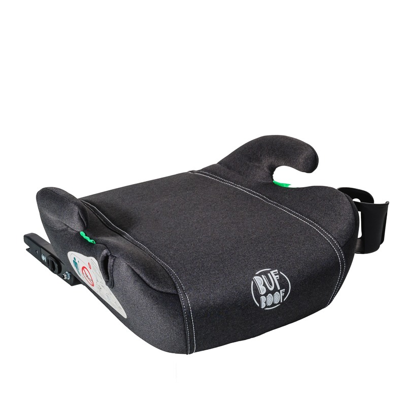 Inaltator auto cu Isofix Buf Boof iSize hero omologat R129 125-150 cm sau 22-36 kg gri inchis - 5