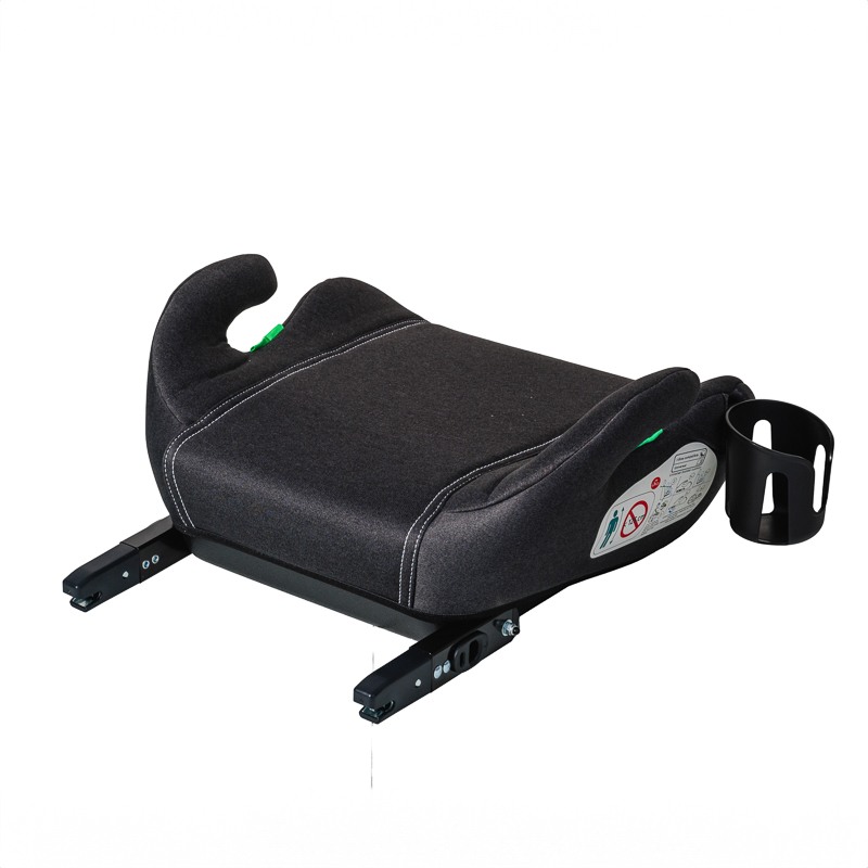 Inaltator auto cu Isofix Buf Boof iSize hero omologat R129 125-150 cm sau 22-36 kg gri inchis - 2