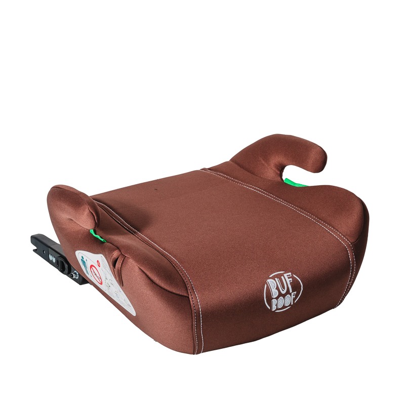 Inaltator auto cu Isofix Buf Boof iSize hero omologat R129 125-150 cm sau 22-36 kg maro - 5