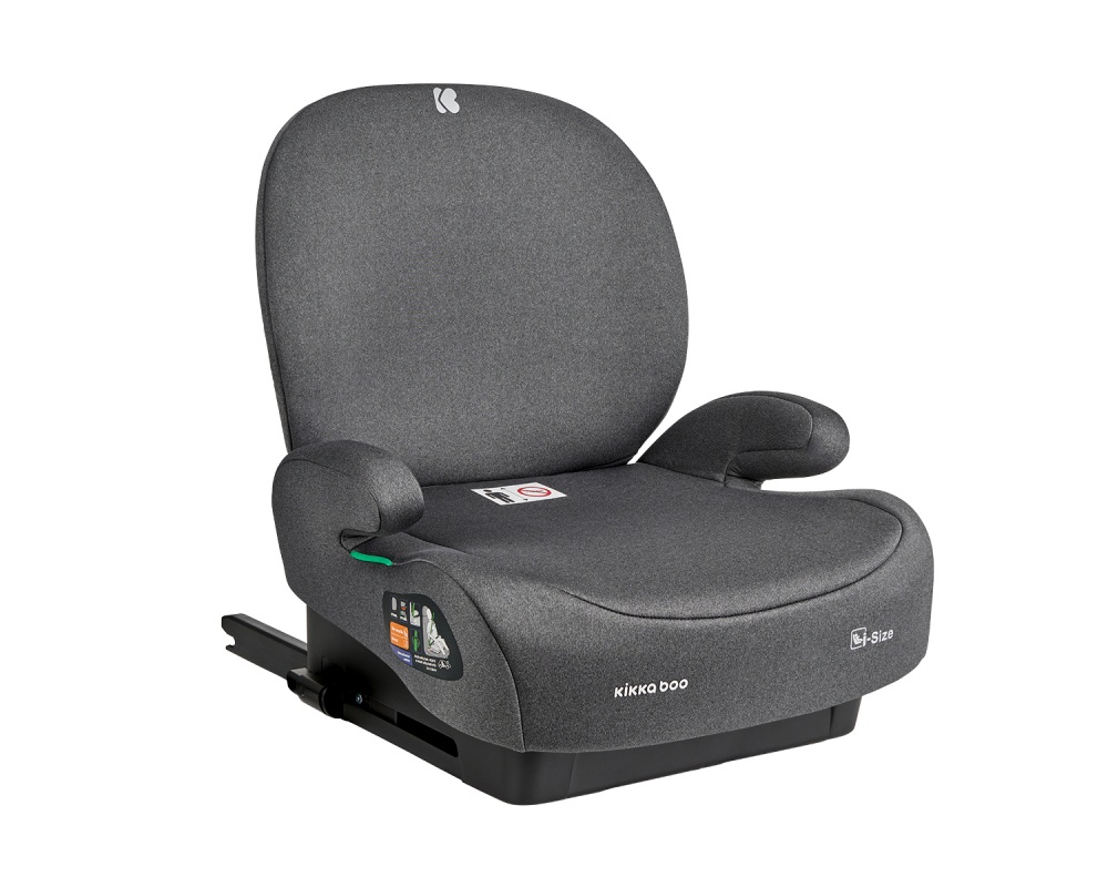 Inaltator auto cu isofix si spatar detasabil 125-150 cm i-Boost i-Size Dark Grey - 1 | YEO