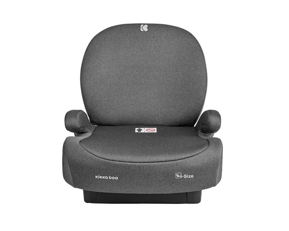 Inaltator auto cu isofix si spatar detasabil 125-150 cm i-Boost i-Size Dark Grey - 3