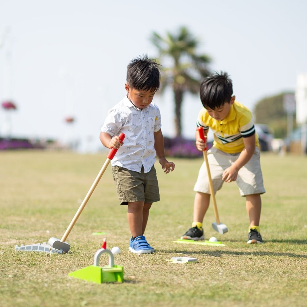 Joc mini golf din lemn - 1 | YEO