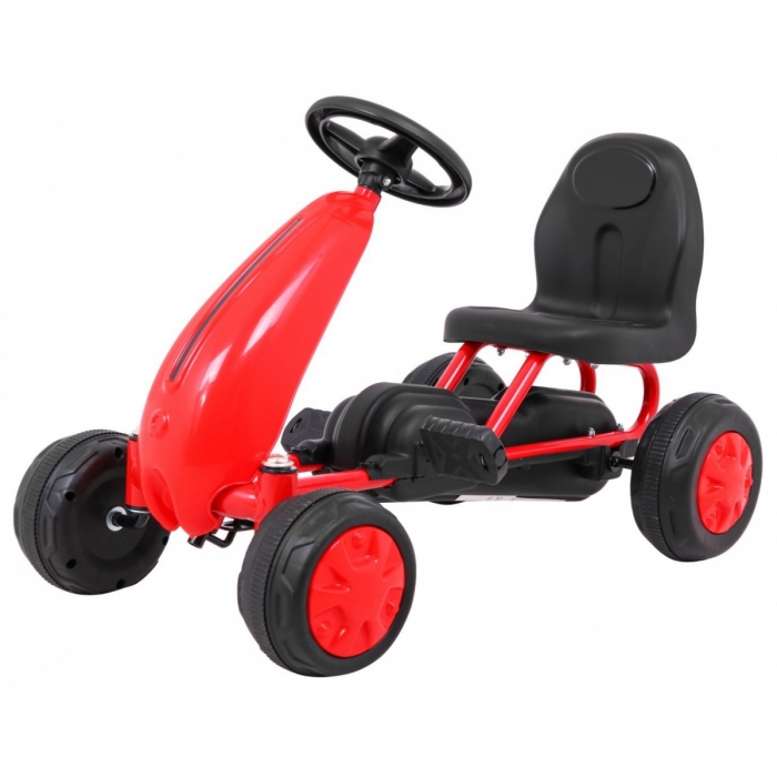 Kart cu pedale Gokart rosu - 7