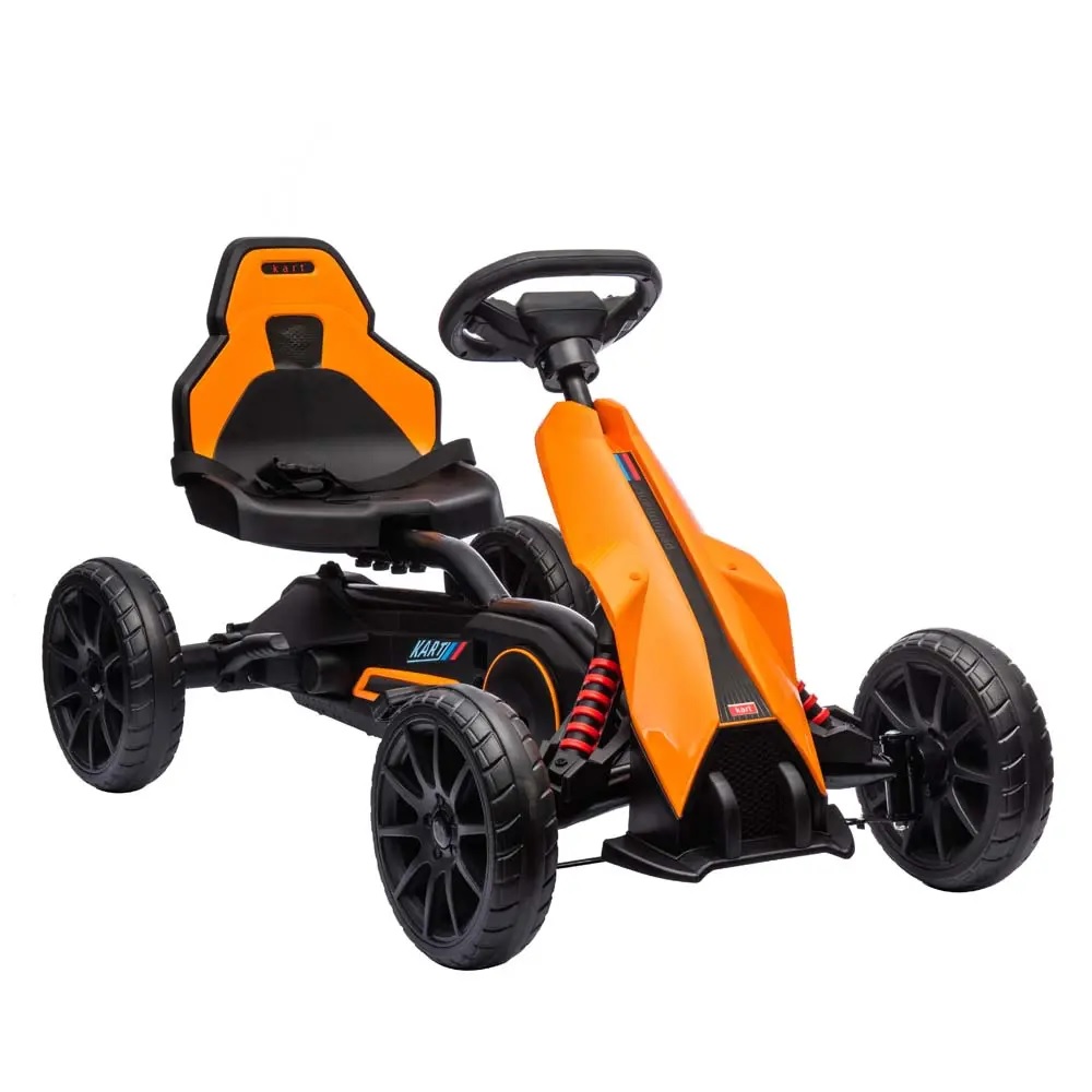 Kart electric 12V pentru copii cu roti EVA Nichiduta Go kart Sport Yellow - 7