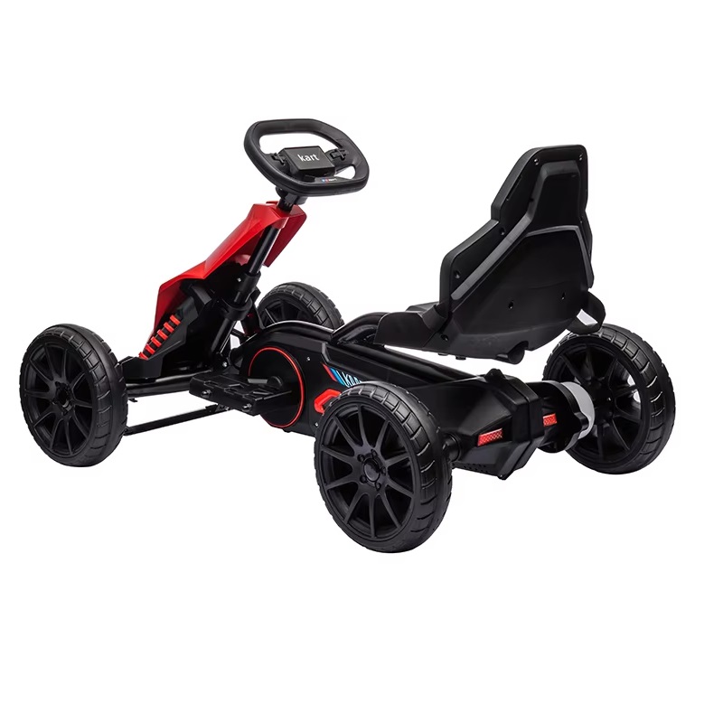 Kart electric 12V 45W pentru copii cu roti EVA Nichiduta Go kart Sport Red - 5