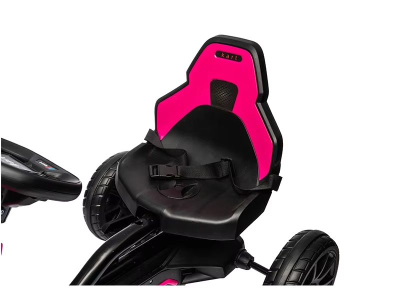 Kart electric 12V pentru copii cu roti EVA Nichiduta Speed Pink - 1