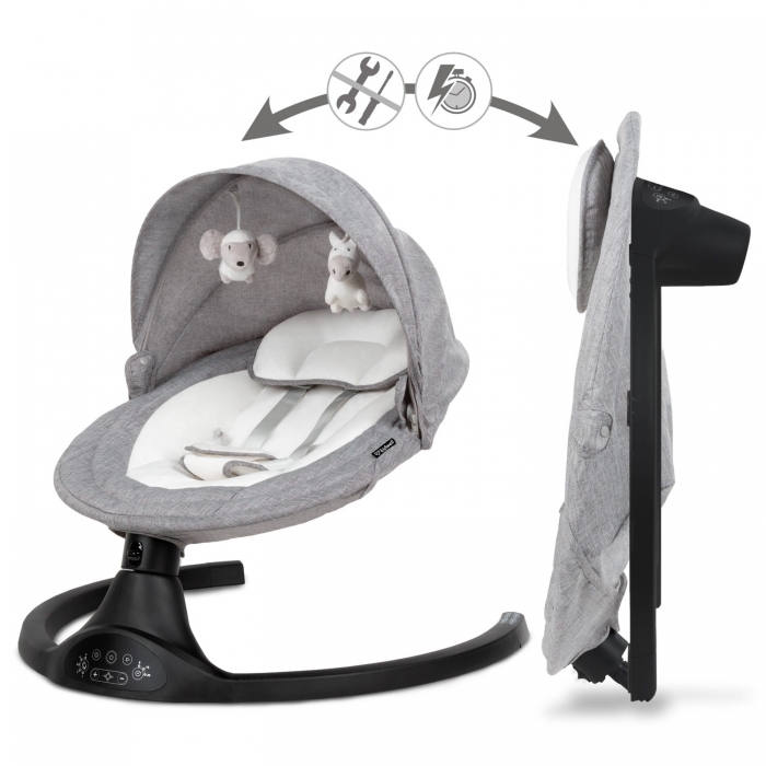 Leagan electric 2 in 1 Kidwell Luxi black dark melange - 3