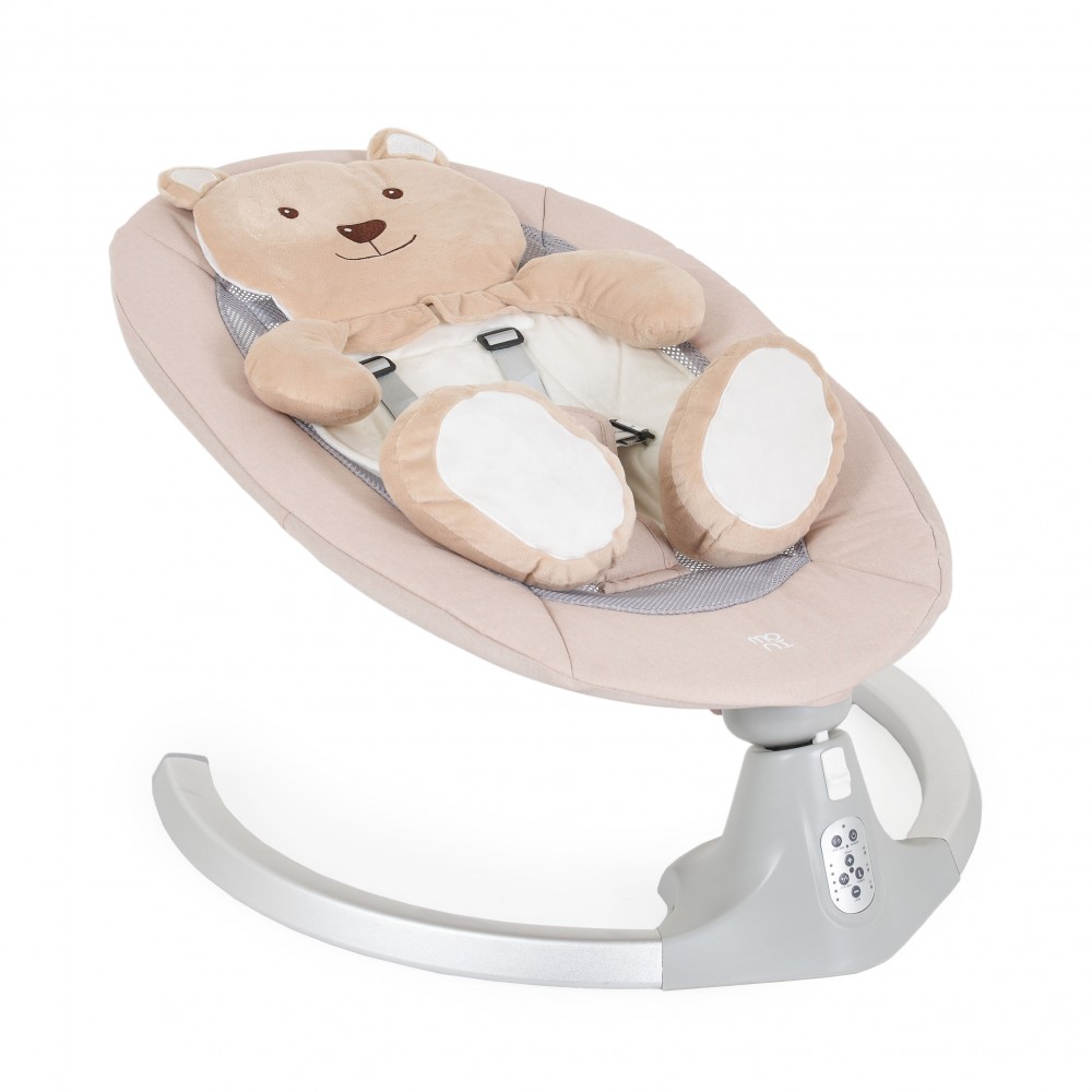 Leagan electric Moni cu telecomanda si conectare la priza Ari bear Beige - 5