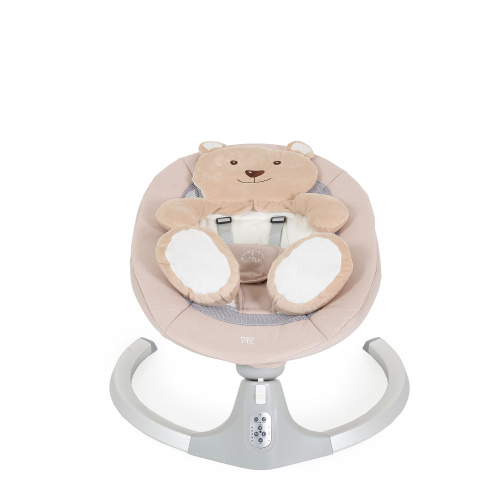 Leagan electric Moni cu telecomanda si conectare la priza Ari bear Beige - 2