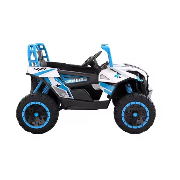 Masinuta electrica 12V cu deschidere usi Nichiduta Super Speed Blue - 4