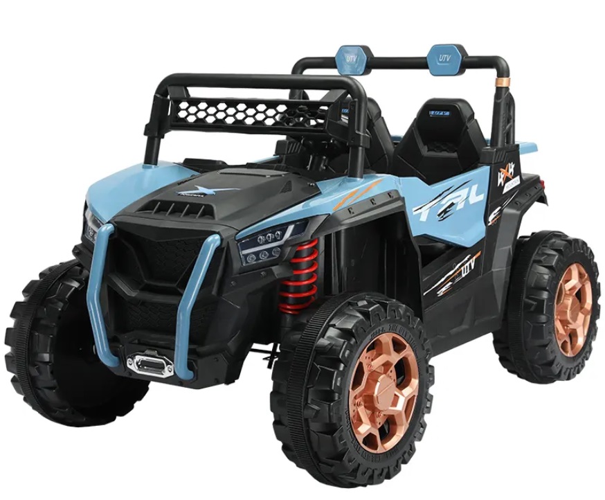 Masinuta electrica 4X4 cu telecomanda si capotina Nichiduta Tal UTV 12V Blue