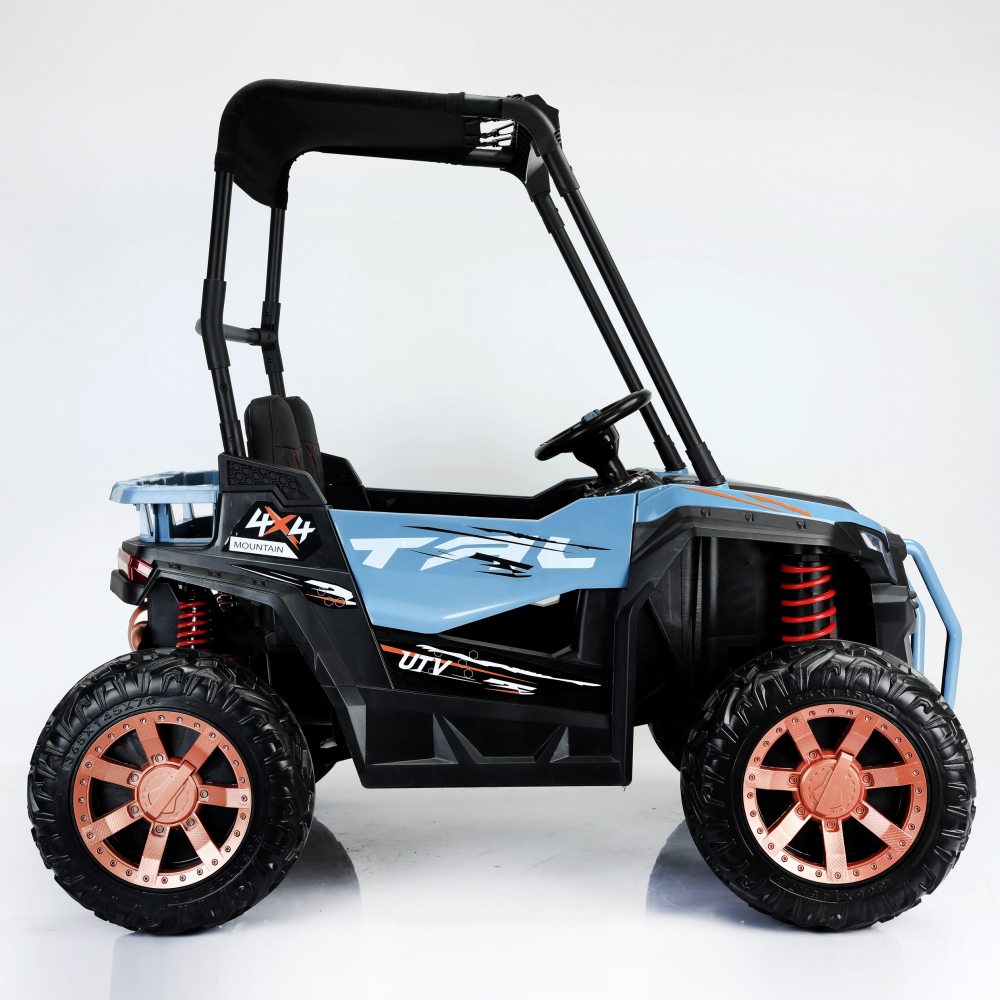 Masinuta electrica 4X4 140W cu 2 locuri si aplicatie telefon Nichiduta Tal UTV 12V Blue