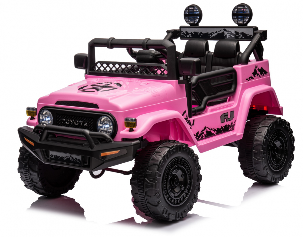 Masinuta electrica Editie Limitata Toyota FJ Cruiser Paint Pink - 8