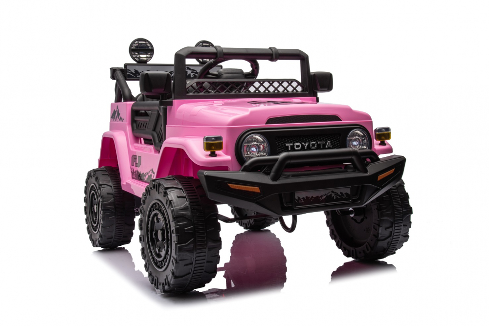 Masinuta electrica Editie Limitata Toyota FJ Cruiser Paint Pink - 2