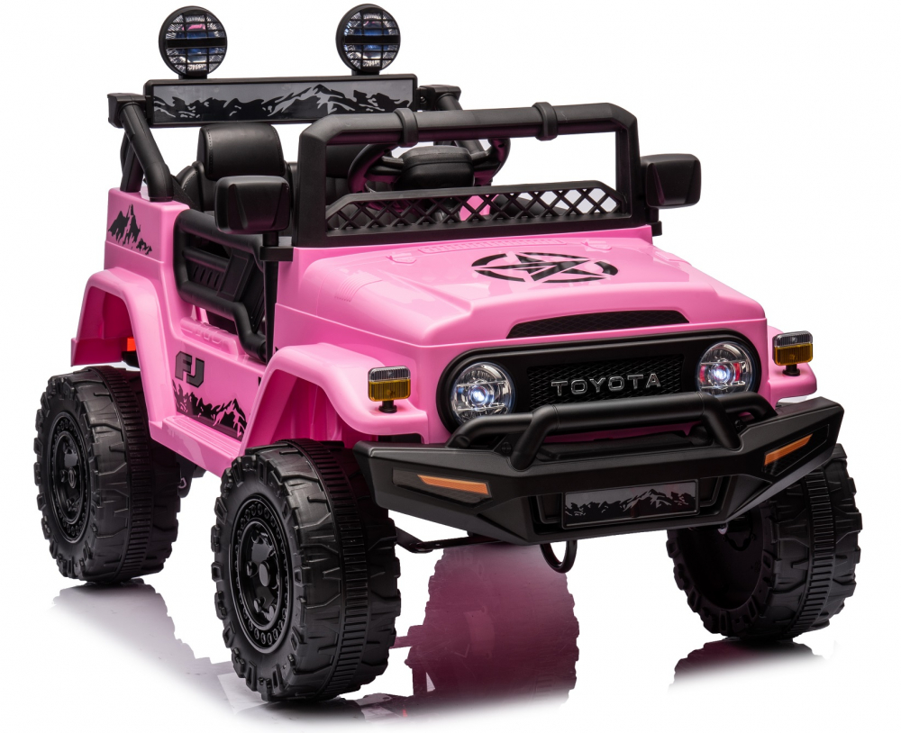 Masinuta electrica Editie Limitata Toyota FJ Cruiser Paint Pink - 4