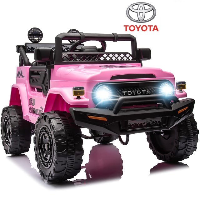 Masinuta electrica Editie Limitata Toyota FJ Cruiser Paint Pink - 5