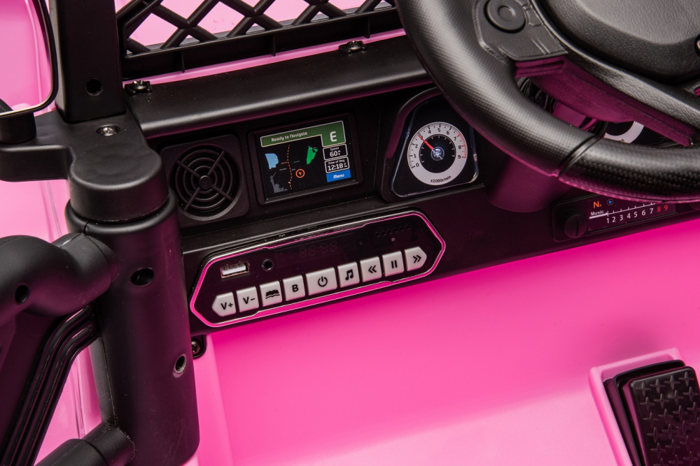 Masinuta electrica Editie Limitata Toyota FJ Cruiser Paint Pink - 7