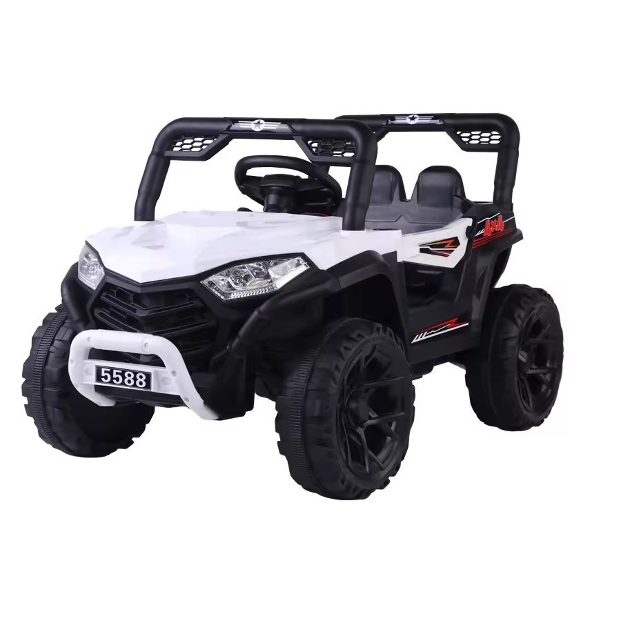 Masinuta electrica cu doua locuri Nichiduta 12V Off Road Race White - 6