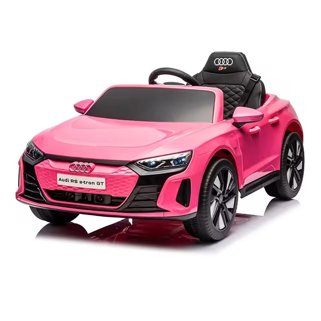 Masinuta electrica cu echipare Premium si licenta Audi E-tron GT Pink - 7