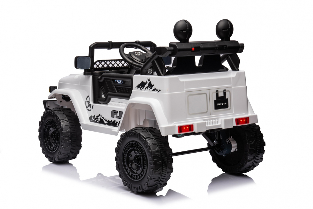 Masinuta electrica cu telecomanda Toyota FJ Cruiser White - 7