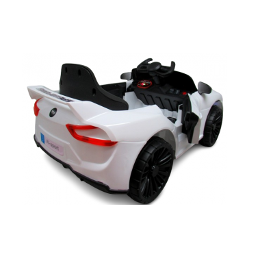 Masinuta electrica cu telecomanda si functie de balansare Cabrio Z6 R-Sport alb - 1