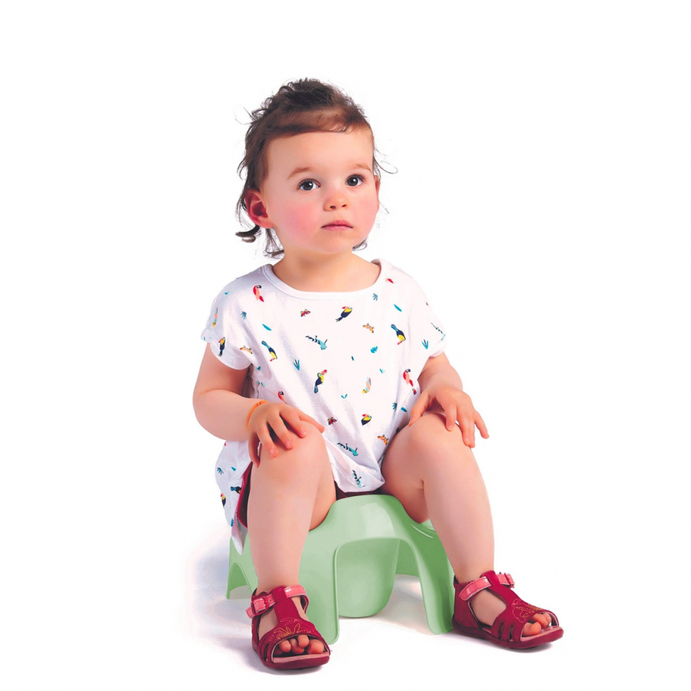 Olita anatomica cu spatar Thermobaby Celadon green - 3 | YEO