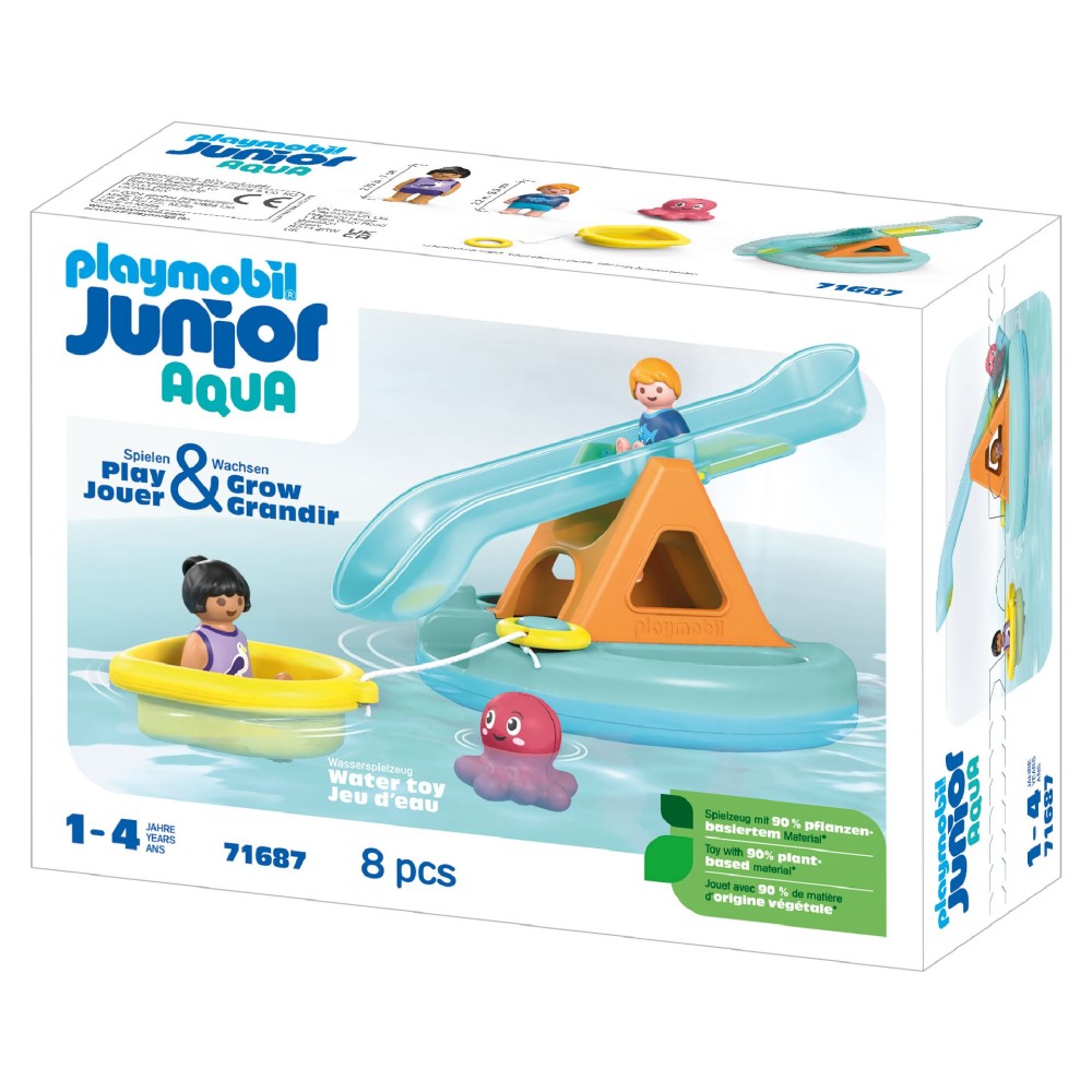 Balansoar de apa si barcuta Playmobil Junior Aqua - 1 | YEO