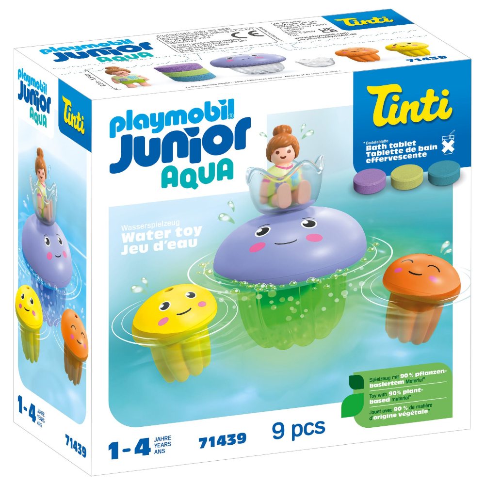 Aqua si Tinti Familie de meduze colorate Playmobil Junior