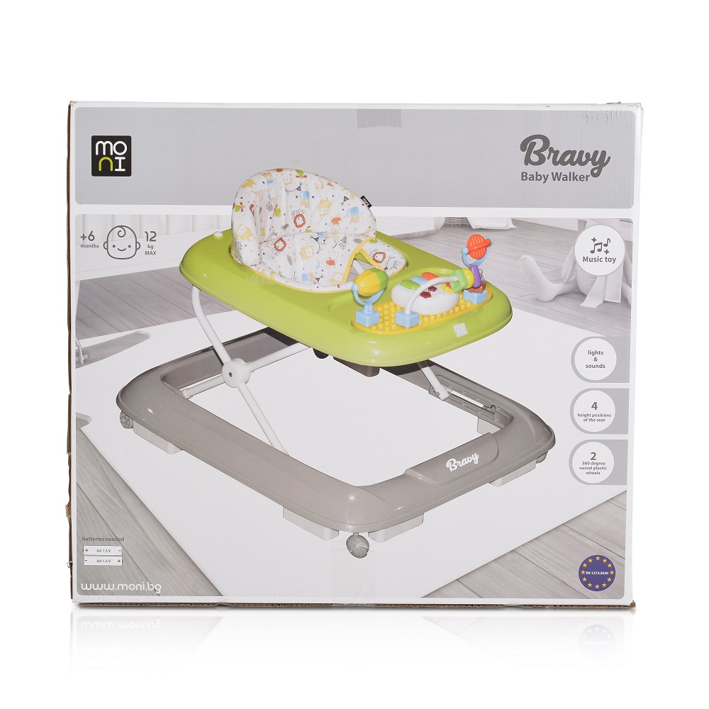 Premergator cu panou interactiv Moni Bravy Green - 4 | YEO